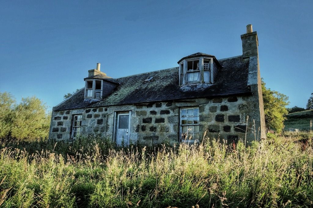 Shearers cottage..Scotland Derelict Places Urban